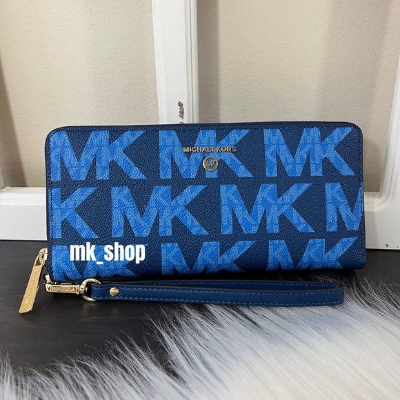 Michael Kors Jet Set Charm Large Travel Continental Wristlet Wallet - Picture 3 of 13